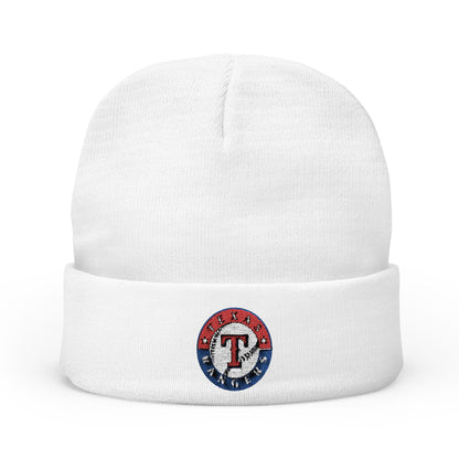 Embroidered Texas Rangers Knit Beanie