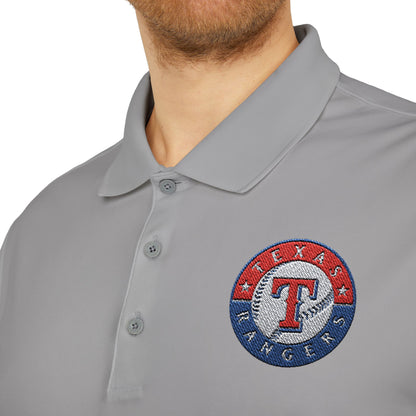 Texas Rangers Adidas Performance Polo