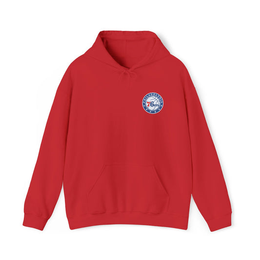 Philadelphia 76ers Embroidered Hoodie