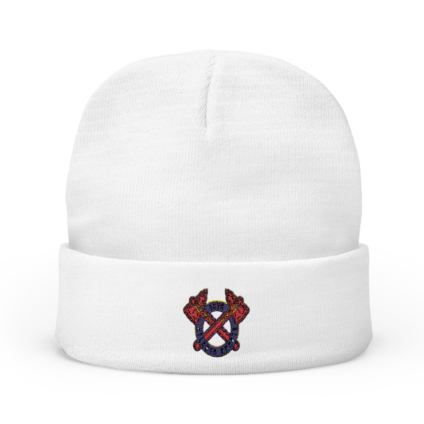 Embroidered Atlanta Braves Logo Knit Beanie