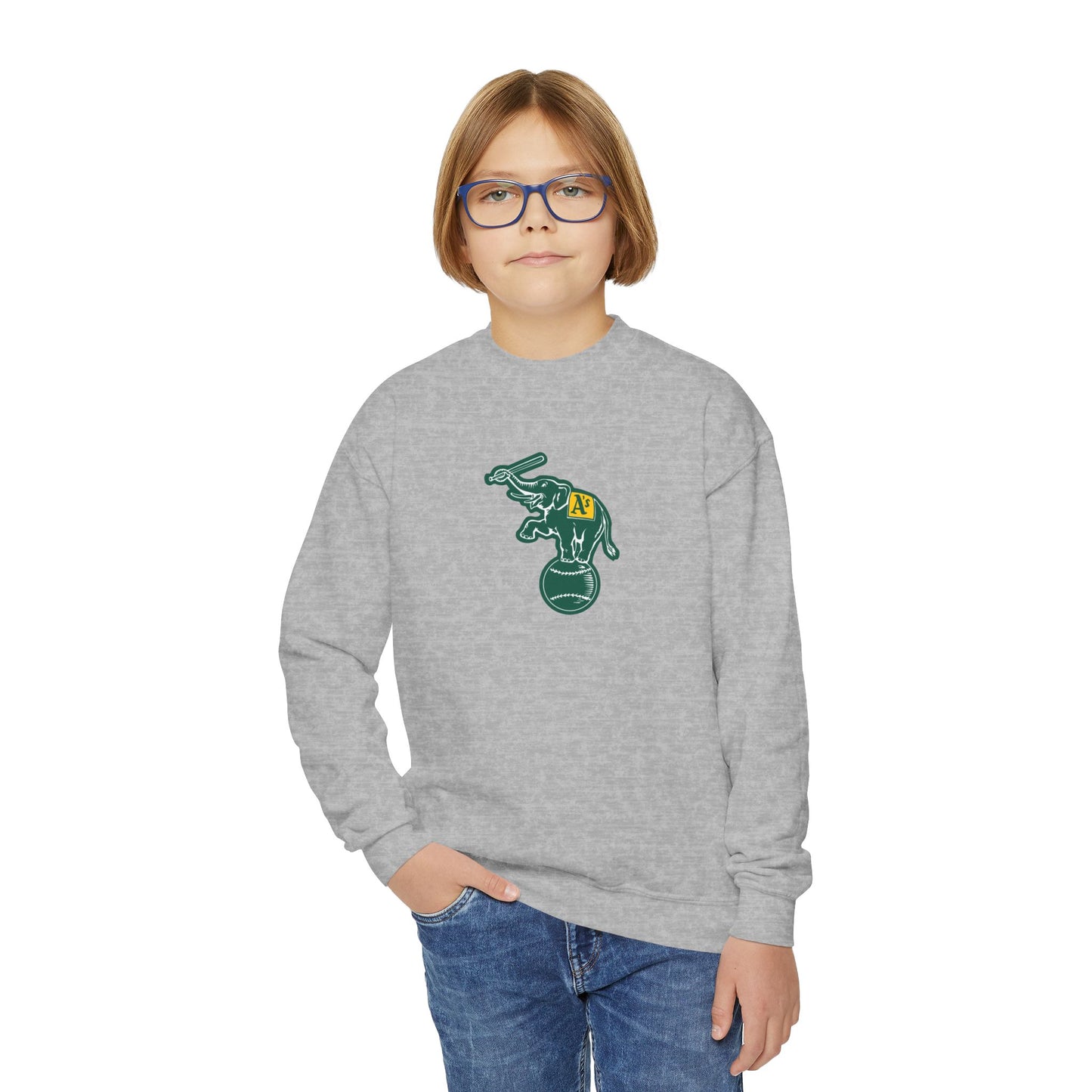 Oakland Athletics Elephant Youth Sweatshirt