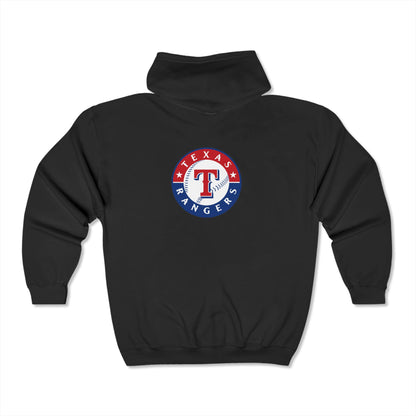 Texas Rangers Zip-Up Hoodie