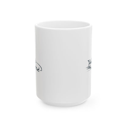 Race Car Ceramic Mug