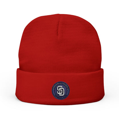 Embroidered San Diego Padres Circle Knit Beanie