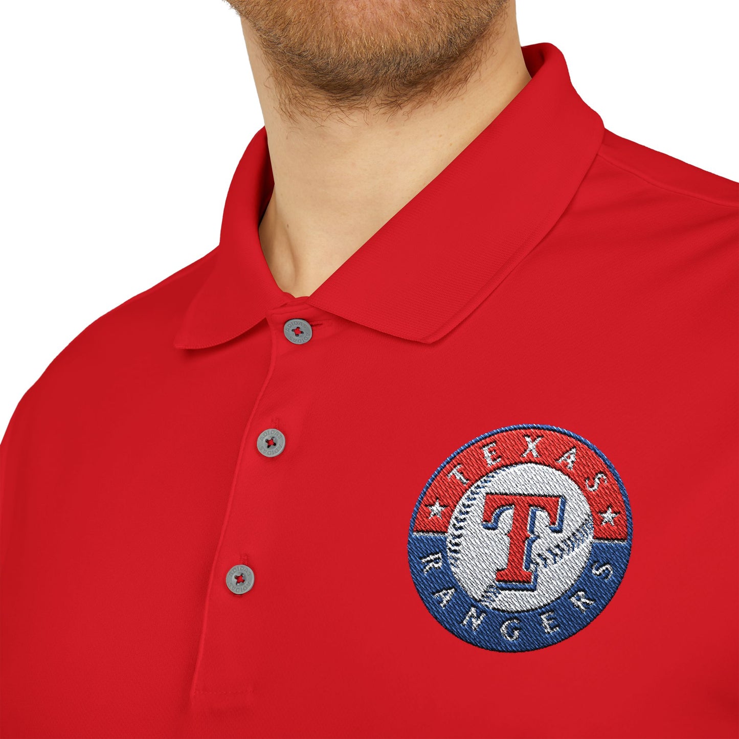 Texas Rangers Adidas Performance Polo