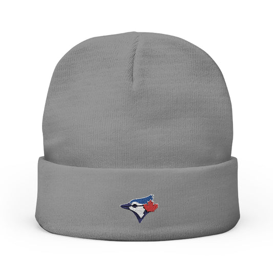 Embroidered Toronto Blue Jays Bird Knit Beanie