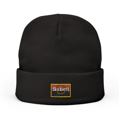 Embroidered Sabelt Racing Knit Beanie