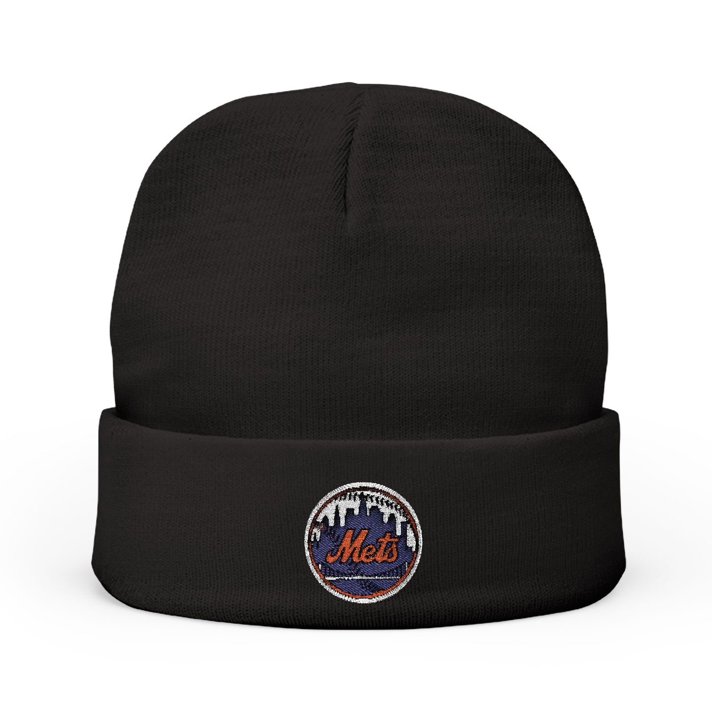 Embroidered New York Mets Knit Beanie