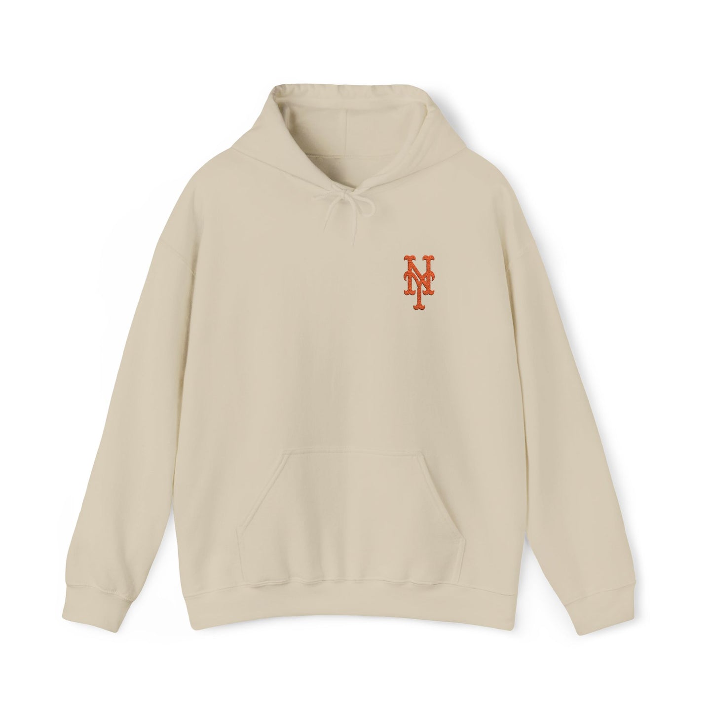 New York Mets Hat Embroidered Hoodie