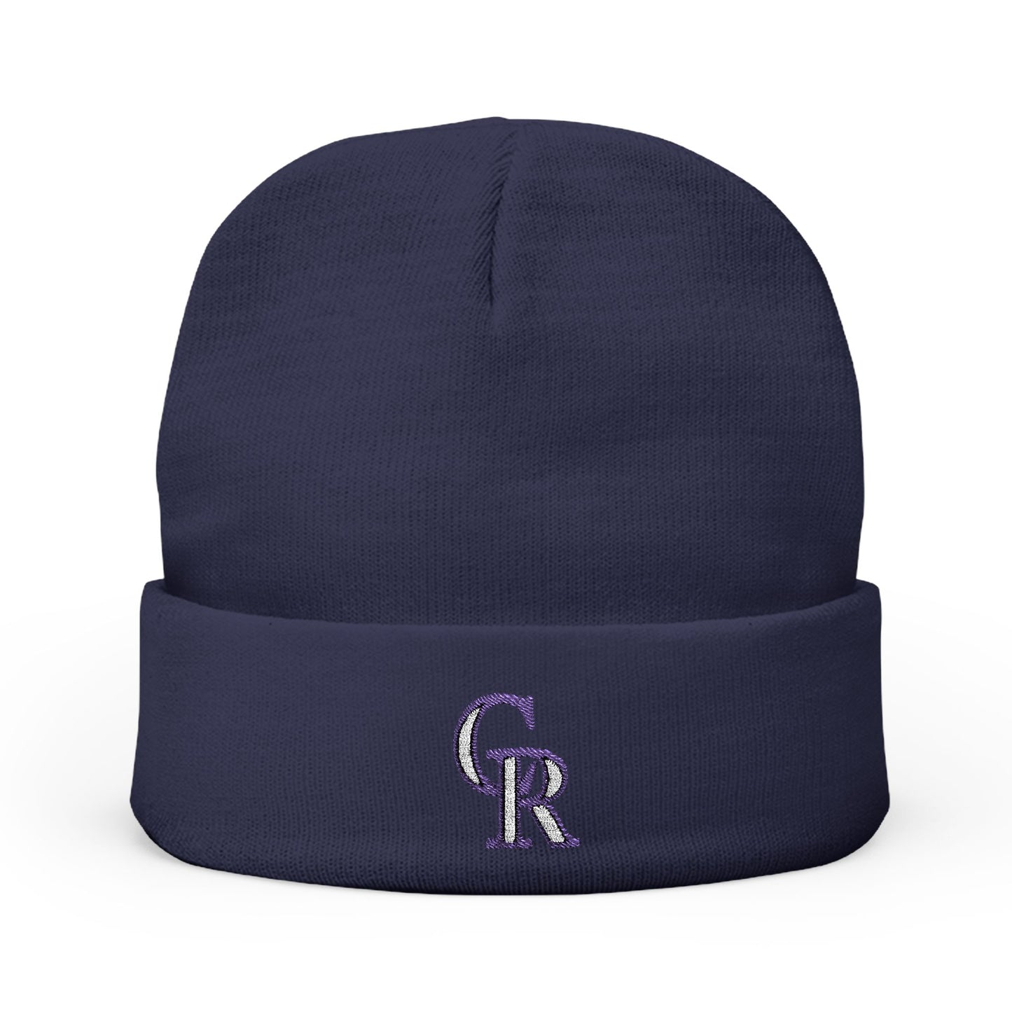 Embroidered Colorado Rockies Knit Beanie