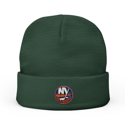 Embroidered New York Islanders Knit Beanie