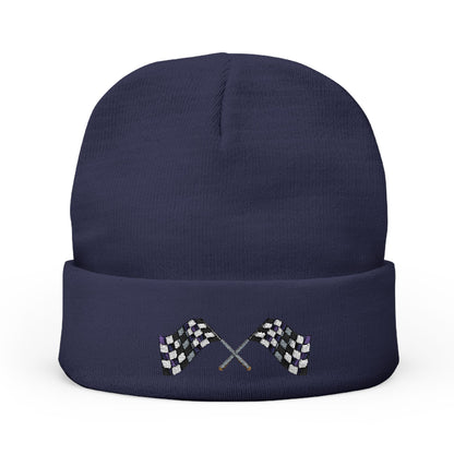 Embroidered Formula 1 Racing Flags Knit Beanie