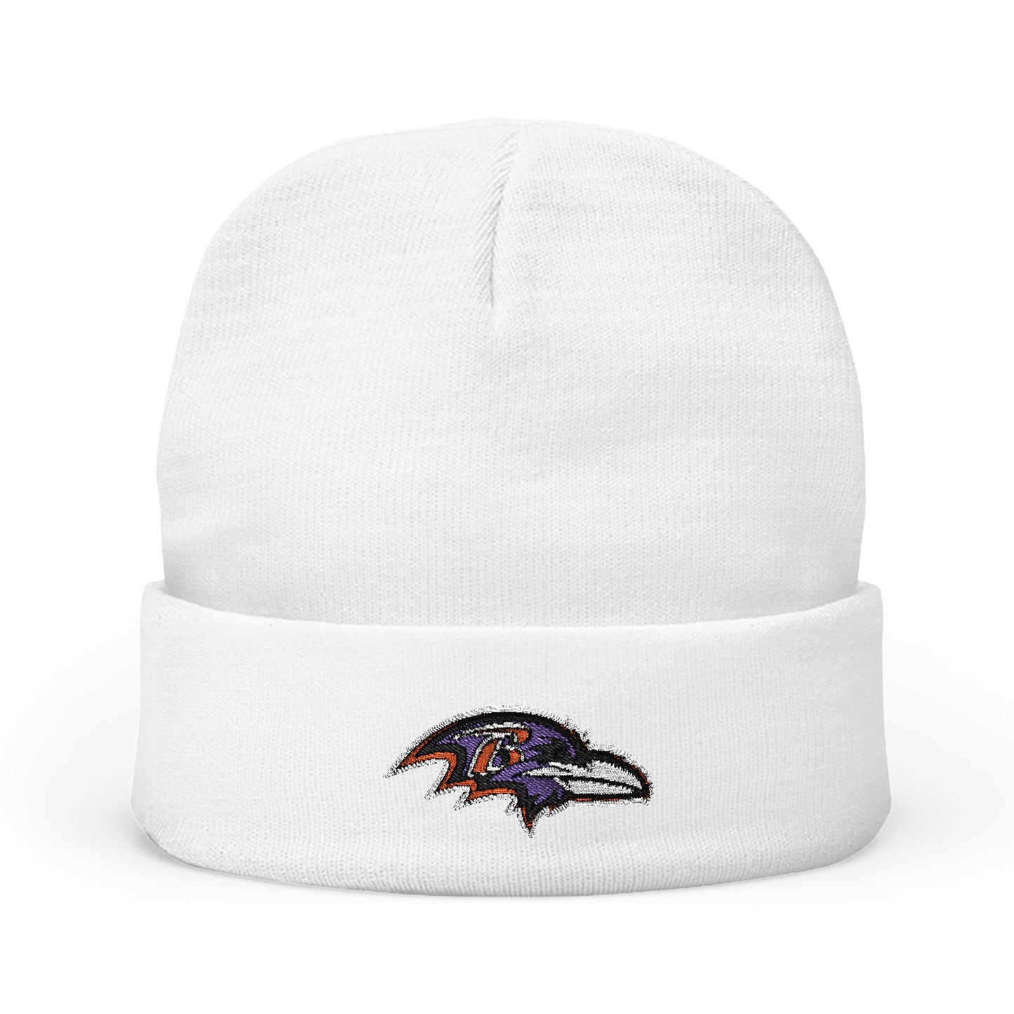 Embroidered Baltimore Ravens Knit Beanie