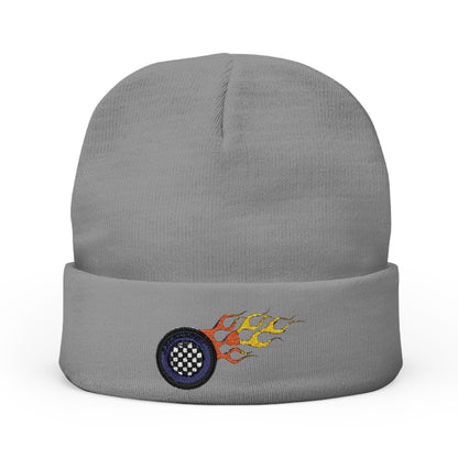 Embroidered Hot Wheels Knit Beanie