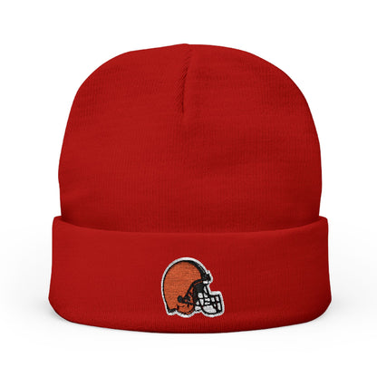 Embroidered Cleveland Browns Knit Beanie